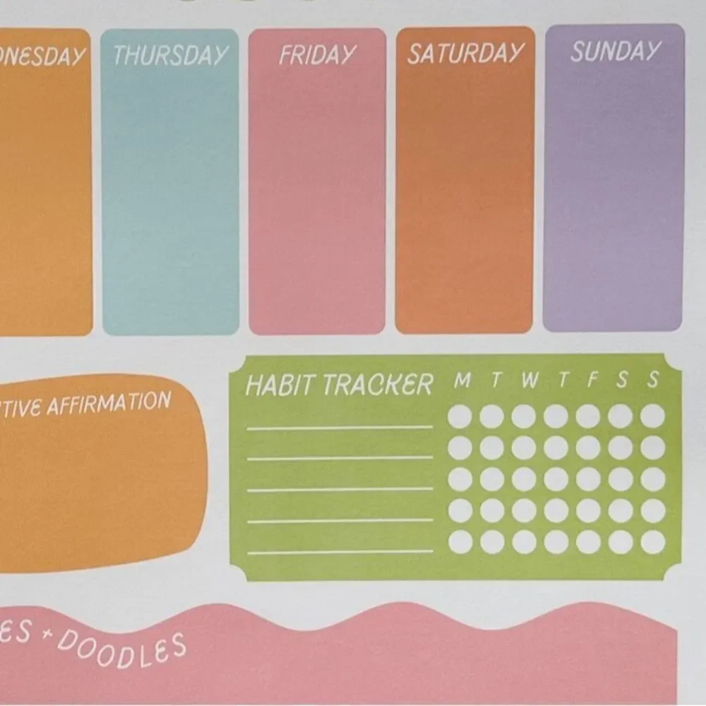 Weekly planet NeW 50 pages 8.5x11 plus 2 stickers